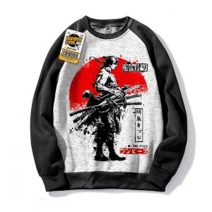 Capuchon Zoro Roronoa Manga Hoodie Sweatshirt One Piece Tshirt Anime Capuch Pull