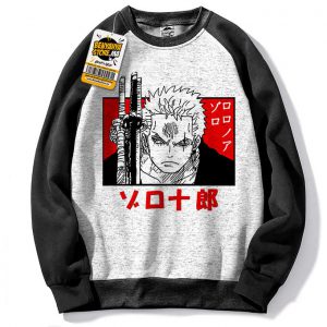 Manga Hoodie Capuchon Zoro Roronoa Sweatshirt One Piece Tshirt Anime Capuche