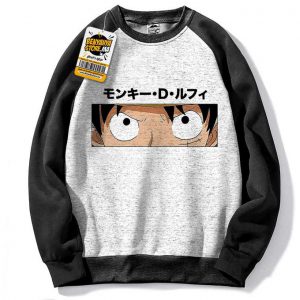 Sweatshirt One Piece Capuchon Manga Hoodie Pull Luffy Tshirt Anime Capuch