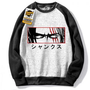 Sweatshirt One Piece Capuchon Manga Hoodie Pull Shanks Tshirt Anime Capuch