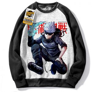 Sweatshirt Jujutsu Kaisen Capuchon Manga Hoodie Gojo Pull Tshirt Anime Capuche