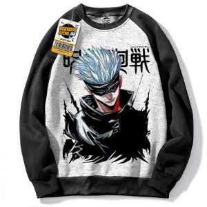 Capuchon Sweatshirt Jujutsu Kaisen Manga Hoodie Gojo Pull Tshirt Anime Capuche