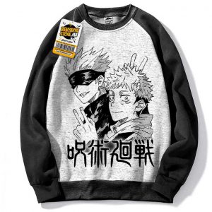 Sweatshirt Capuche Gojo Pull Capuchon Jujutsu Kaisen Manga Hoodie Tshirt Anime
