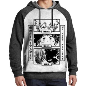 MyHero Academia Manga Japan Otaku Hoodie Boku noHero Capuche Sweatshirt Anime Capuchon Tshirt