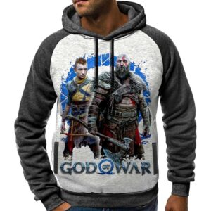 God of War Ragnarök Capuchon Gaming Capuche Kratos Hoodie Otaku Sweatshirt Jeux Video Tshirt