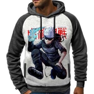 Capuchon Manga Capuche Anime Gojo Hoodie Sweatshirt Japan Jujutsu Kaisen Tshirt