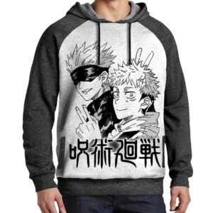 Capuche Anime Gojo Hoodie Sweatshirt Japan Jujutsu Kaisen Tshirt Capuchon Manga