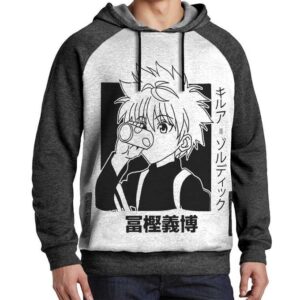 Hoodie Killua Otaku Sweatshirt Japan Hunter X Hunter Tshirt Capuchon Manga Capuche Anime