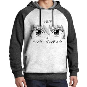 Sweatshirt Japan Hoodie Killua Eyes Otaku Hunter X Hunter Tshirt Capuchon Manga Capuche Anime