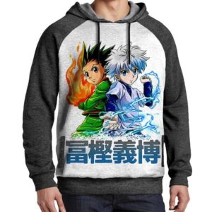 Hunter X Hunter Sweatshirt Tshirt Capucho Killua Gon Japan Hoodie Otaku Manga Capuche Anime