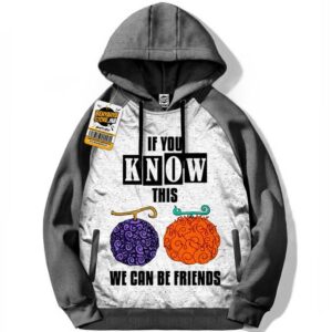 Capuchon One Piece Manga Sweatshirt Gomu-fruit Hoodie Tshirt Capuche Anime Otaku