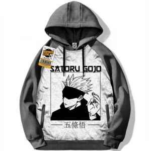 Gojo Hoodie Capuchon Jujutsu Kaisen Manga Sweatshirt Tshirt Capuche Anime