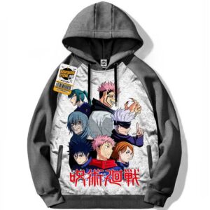 Hoodie Capuchon Jujutsu Kaisen Manga Sweatshirt Gojo Tshirt Capuche Anime