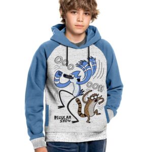 Hoodie Regular Time Enfant 6 à 14 ans Capuchon Cartoon Anime Capuche Tshirt Sweatshirt