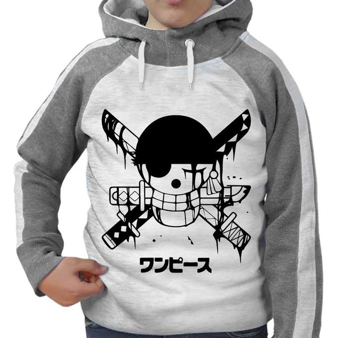Zoro Capuche Sweatshirt Enfant One Piece de 6 à 14 ans Manga / Anime