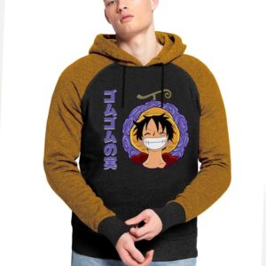 Sweatshirt Luffy Gomu Gomu Anime One Piece Otaku Hoodie Capuche Manga Japan Capuchon Tshirt