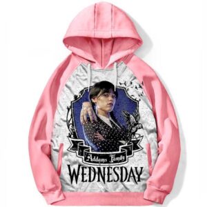 Hoodie Tshirt Sweatshirt Serie Wednesday Addams Capuche fille Geek Capuchon Otaku