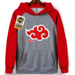 Naruto Sweatshirt Capuchon Akatsuki Otaku Hoodie Manga Tshirt Capuche Anime
