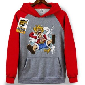 Luffy Gear 5 Sweatshirt Capuchon One Piece Hoodie Manga Tshirt Capuche Anime