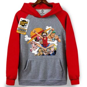 Capuchon One Piece Hoodie Manga Luffy Mugiwara Sweatshirt Tshirt Capuche Anime