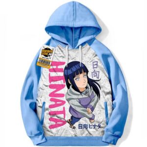 Naruto Shippuden Capuchon fille Hoodie Sweatshirt Manga Anime Hinata Capuche
