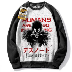 Capuch Death Note Sweatshirt Kira & Ryuk Pull Capuchon Manga Hoodie Tshirt Anime