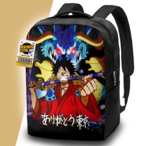 Luffy Arc Wano Cartable Scolaire Backpack One Piece Anime Manga Sac à Dos Enfant Japan