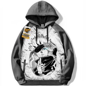 Capuchon Jujutsu Kaisen Hoodie Manga Sweatshirt Gojo Tshirt Capuche Anime