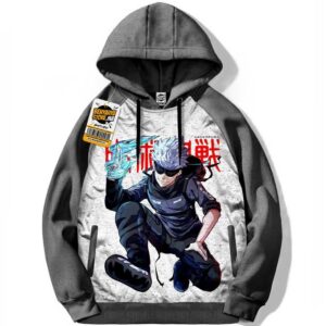 Hoodie Manga Sweatshirt Gojo Tshirt Capuche Anime Capuchon Jujutsu Kaisen