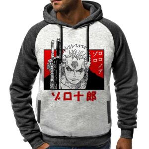 Otaku Hoodie Zoro Roronoa Sweatshirt One Piece Japan Tshirt Capuchon Manga Capuche Anime