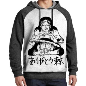 Otaku Hoodie Luffy & Robin Sweatshirt One Piece Japan Tshirt Capuchon Manga Capuche Anime