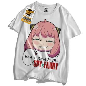 Anya Tshirt Anime Japan Spyy x Family T-shirt Teshirt Manga Otaku Cosplay