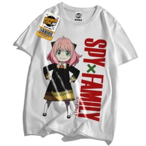 Japan Spyy x Family T-shirt Anya Anime Teshirt Manga Otaku Cosplay Tshirt