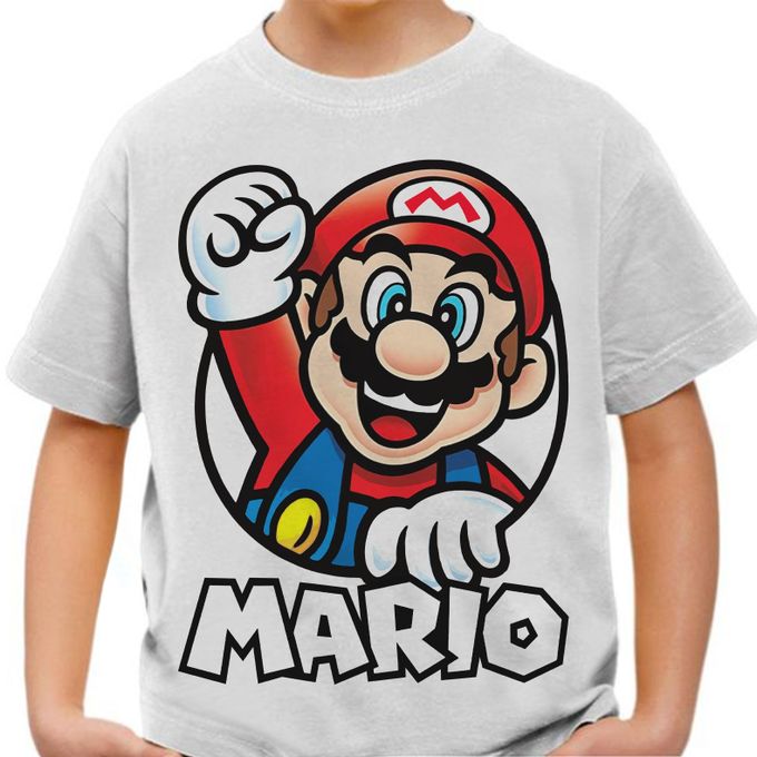 T-shirt Super Mario Teeshort Jeux Video Teshirt Garçon & Fille Tshirt Gaming Enfant 6 à 14ans