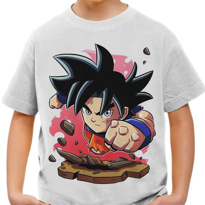 Tshirt Enfant 6 à 14ans Garçon & Fille T-shirt Goku Teshirt Funny Dragon Ball Anime Otaku Teeshort