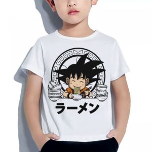 Tshirt Enfant 6 à 14ans T-shirt Goku Teshirt Funny Dragon Ball Anime Otaku Teeshort Garçon & Fille