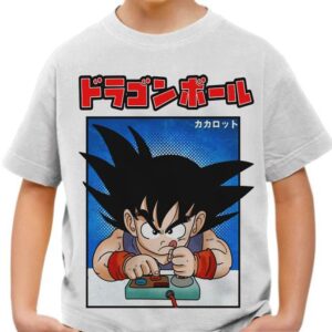 Funny Dragon Ball Tshirt Enfant 6 à 14ans T-shirt Goku Teshirt Anime Otaku Teeshort Garçon & Fille