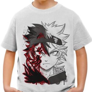 Asta Tshirt Enfant 6 à 14ans T-shirt Black Clover Teshirt Anime Otaku Teeshort