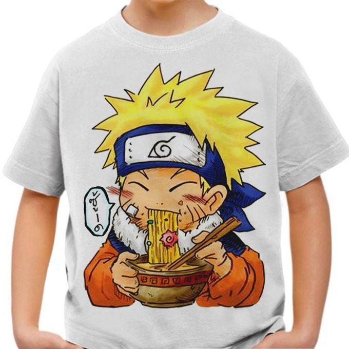 Naruto Ramen Teshirt Garçon & Fille Tshirt Manga Anime Teeshort Enfant 6 à 14ans T-shirt