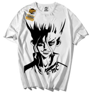 Tshirt Dr Stone Anime Manga T-shirt Senku Otaku Teshirt Cosplay