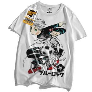 Blue Lock Tshirt Anime Manga Japan Funny T-shirt Otaku Teshirt Cosplay