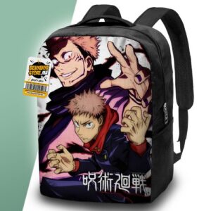 Cartable Scolaire Jujutsu Kaisen Backpack Sukuna & itadori Anime Manga Sac à Dos Enfant Japan