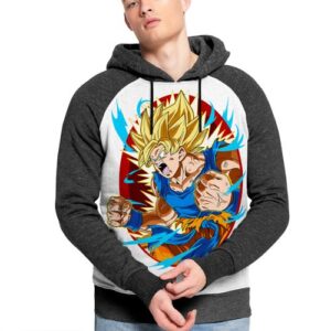 Dragon Ball Hoodie Goku Super Saiyan Capuche Japan Sweatshirt Anime Capuchon