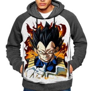 Dragon Ball Hoodie Vegeta Capuche Japan Sweatshirt Anime Capuchon