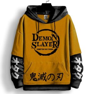 Capuche Sweatshirt Hoodie Demon Slayer Manga Anime Kimetsu no Yaiba Capuchon Oversize Tshirt