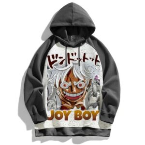 Gear 5 Hoodie Luffy Joy Boy Manga Capuche One Piece Sweatshirt Anime Capuchon