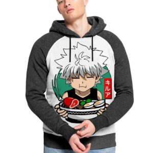 Hoodie Hunter x Hunter Manga Killua Zoldik Capuche Japan Sweatshirt Anime Capuchon