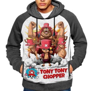 Hoodie One Piece Manga Tony Chopper Capuche Japan Sweatshirt Anime Capuchon tshirt