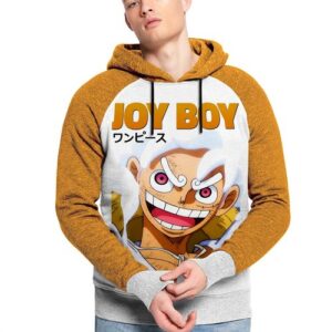 Anime Capuchon Tshirt Luffy Gear 5 One Piece Japan Hoodie Joy Boy Capuche Sweatshirt