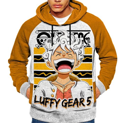 Anime Capuchon Luffy Joy Boy Gear 5 Hoodie Manga Capuche One Piece Sweatshirt